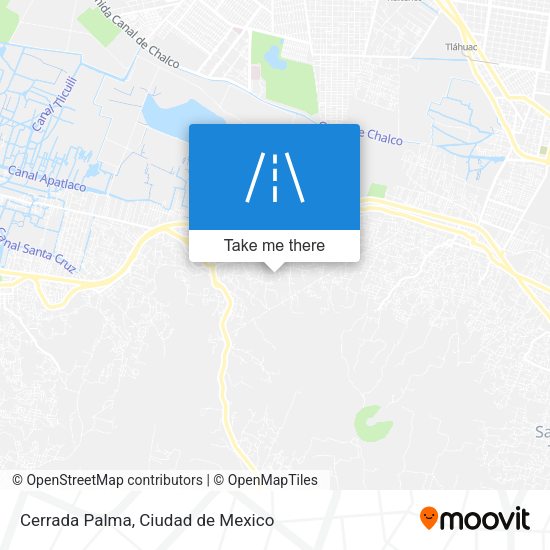 Cerrada Palma map