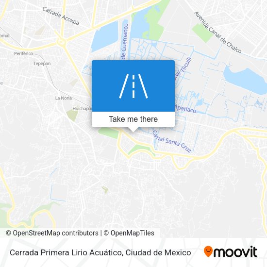 Cerrada Primera Lirio Acuático map