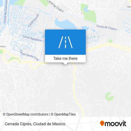 Mapa de Cerrada Ciprés