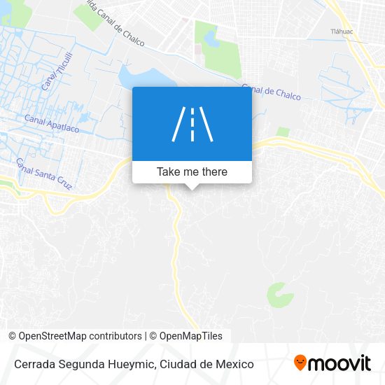 Cerrada Segunda Hueymic map