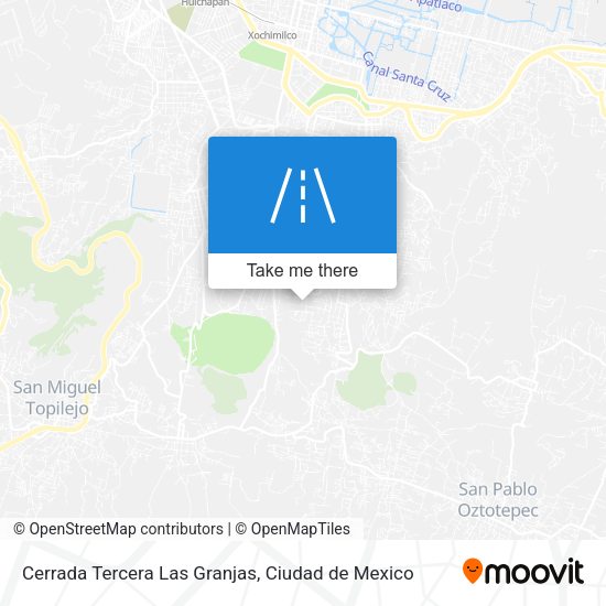 Mapa de Cerrada Tercera Las Granjas