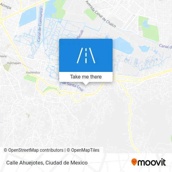 Calle Ahuejotes map