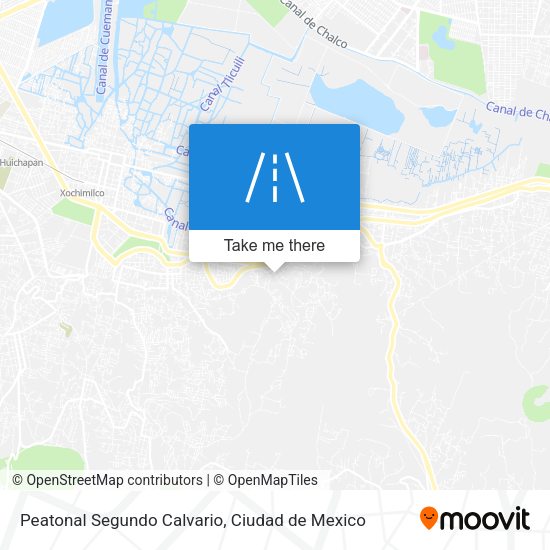 Mapa de Peatonal Segundo Calvario