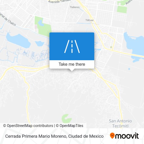 Cerrada Primera Mario Moreno map