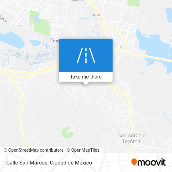Mapa de Calle San Marcos