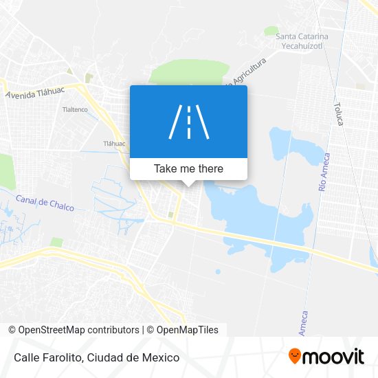Calle Farolito map