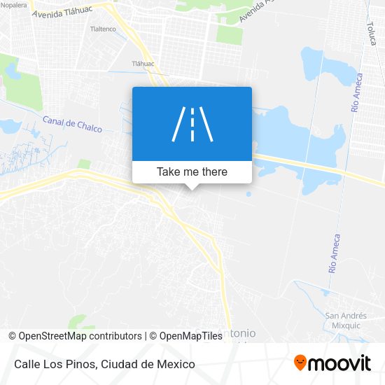 Calle Los Pinos map