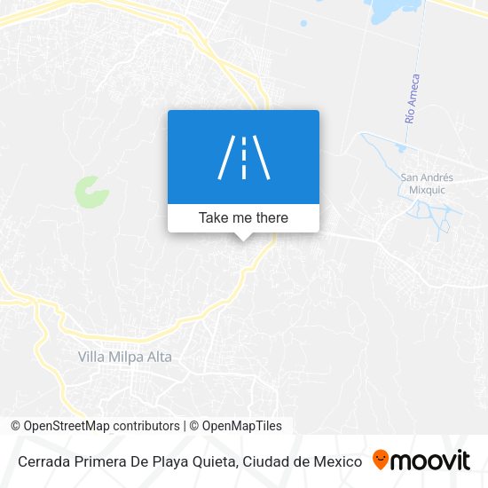 Cerrada Primera De Playa Quieta map
