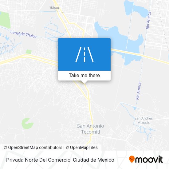 Mapa de Privada Norte Del Comercio