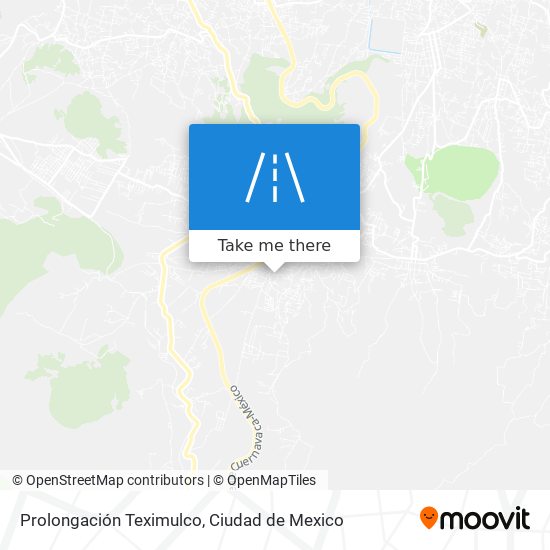 Prolongación Teximulco map