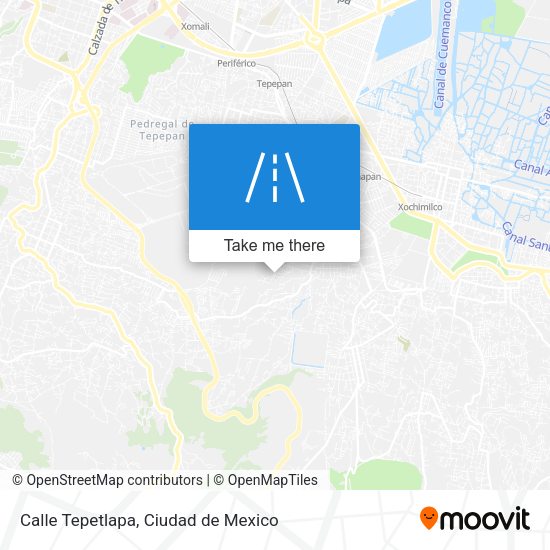Calle Tepetlapa map