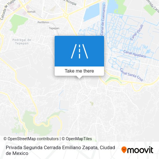Mapa de Privada Segunda Cerrada Emiliano Zapata