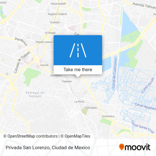 Privada San Lorenzo map