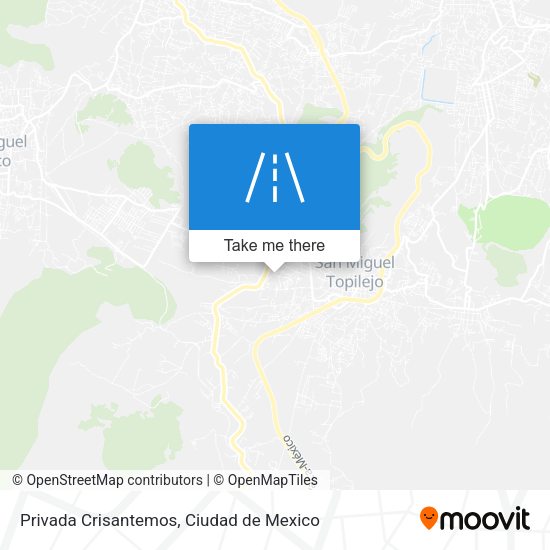 Mapa de Privada Crisantemos