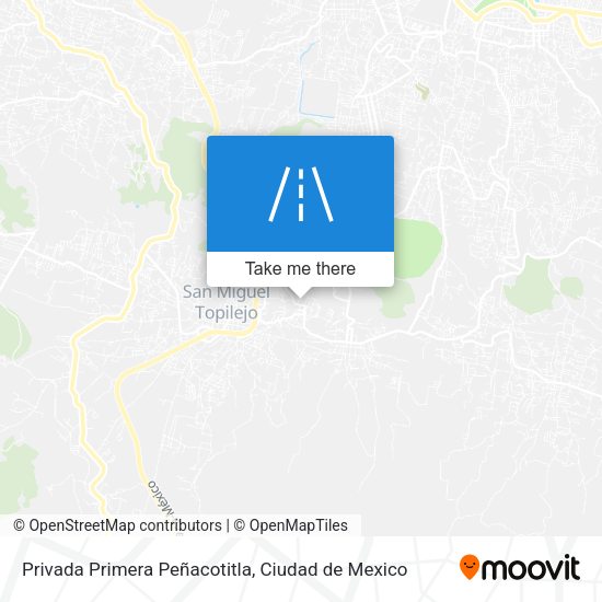 Privada Primera Peñacotitla map