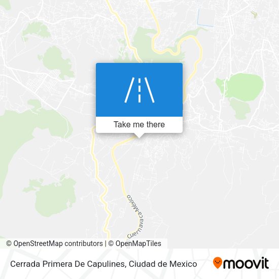Mapa de Cerrada Primera De Capulines