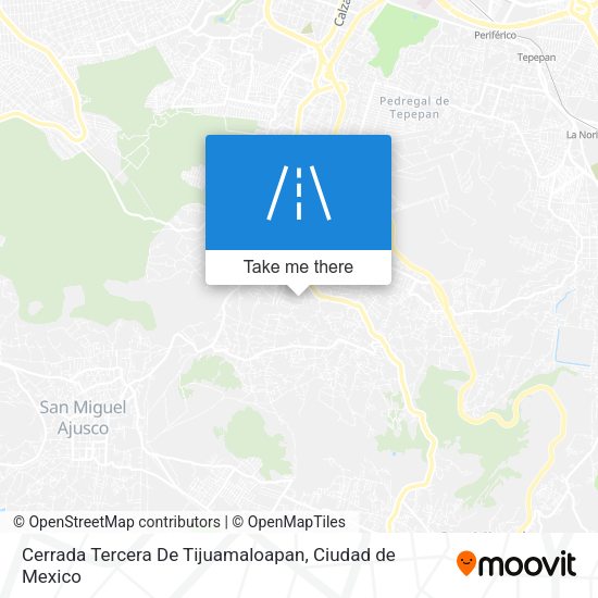 Cerrada Tercera De Tijuamaloapan map
