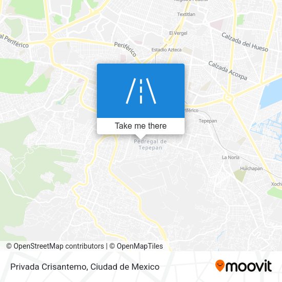 Mapa de Privada Crisantemo