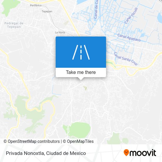 Mapa de Privada Nonoxtla