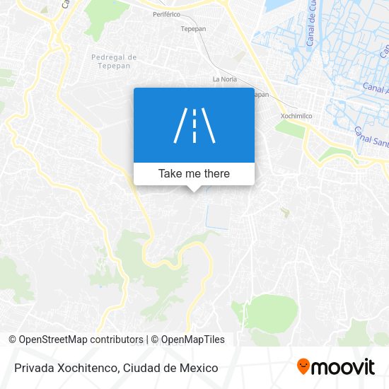 Privada Xochitenco map