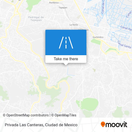 Mapa de Privada Las Canteras