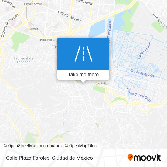 Mapa de Calle Plaza Faroles