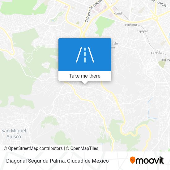 Diagonal Segunda Palma map