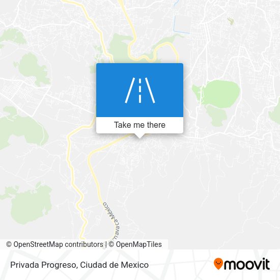 Privada Progreso map