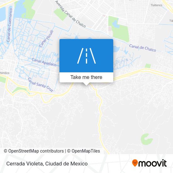 Mapa de Cerrada Violeta