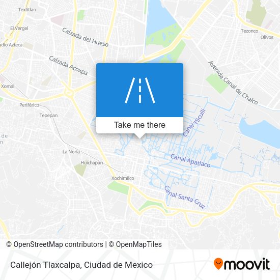 Mapa de Callejón Tlaxcalpa