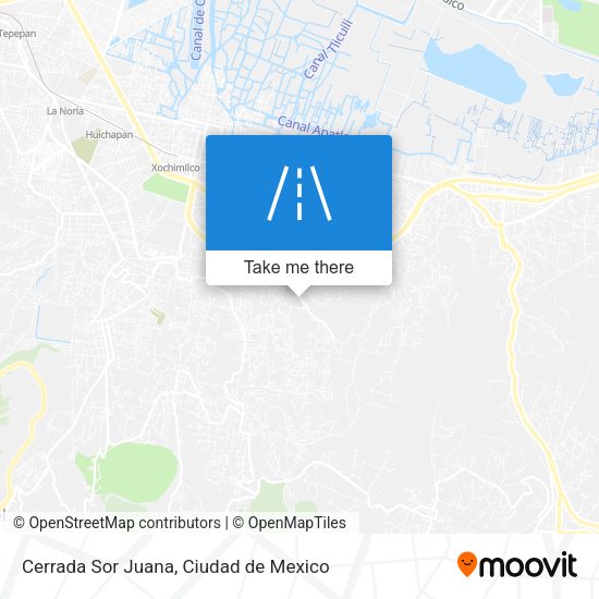Mapa de Cerrada Sor Juana