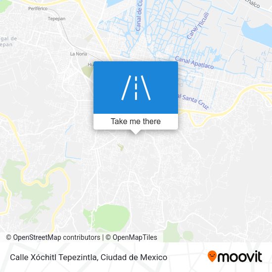 Mapa de Calle Xóchitl Tepezintla
