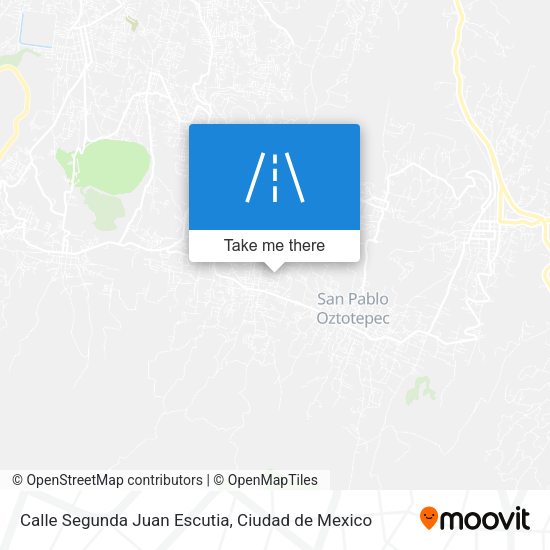 Calle Segunda Juan Escutia map