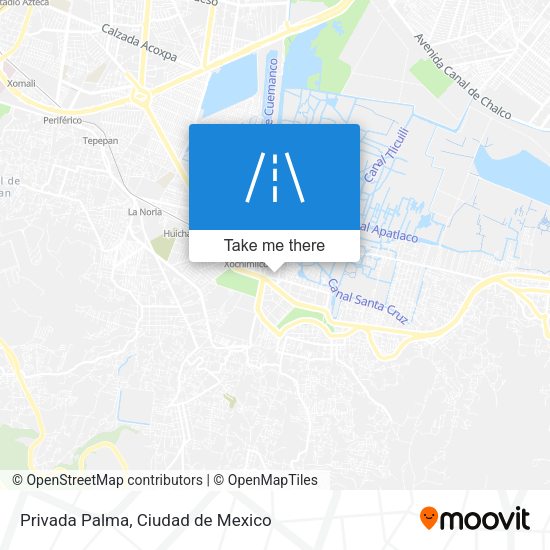 Privada Palma map