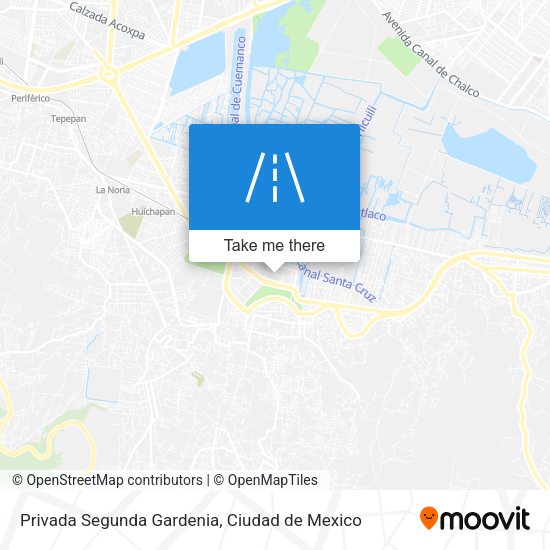 Privada Segunda Gardenia map