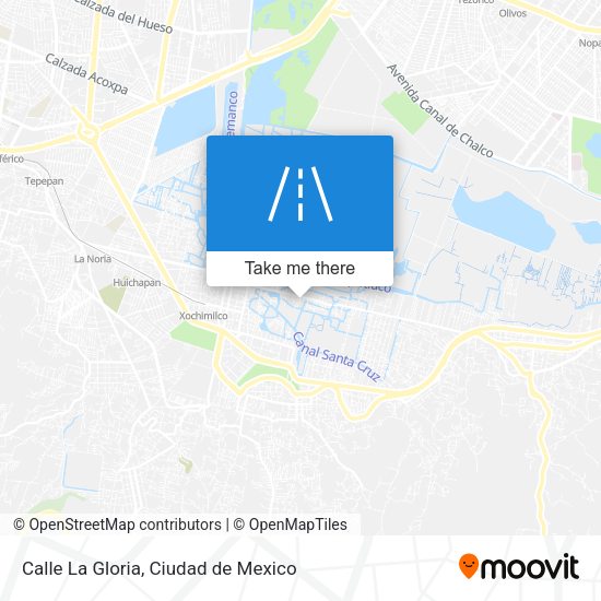 Calle La Gloria map