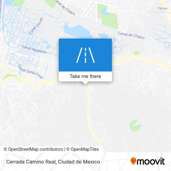 Mapa de Cerrada Camino Real