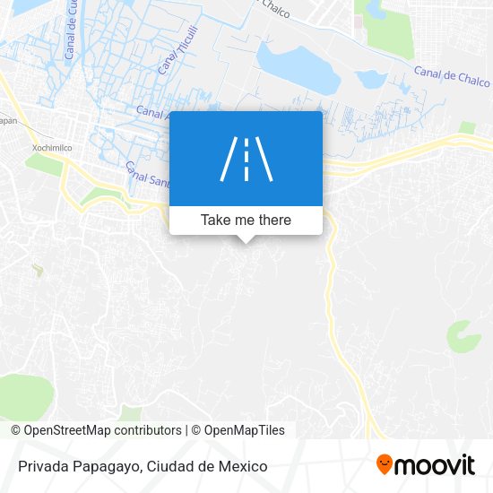 Mapa de Privada Papagayo