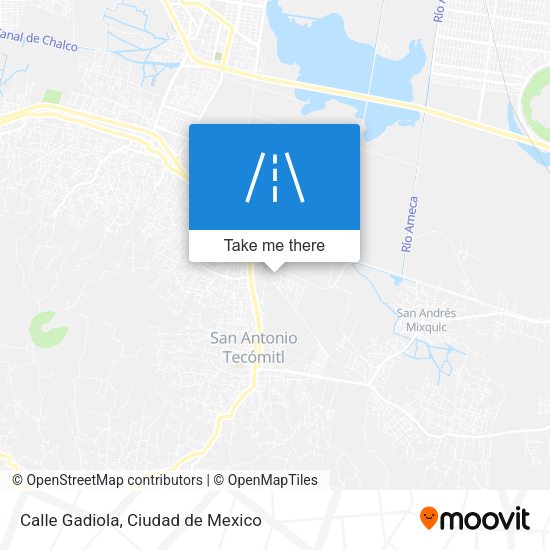 Mapa de Calle Gadiola