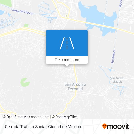 Cerrada Trabajo Social map