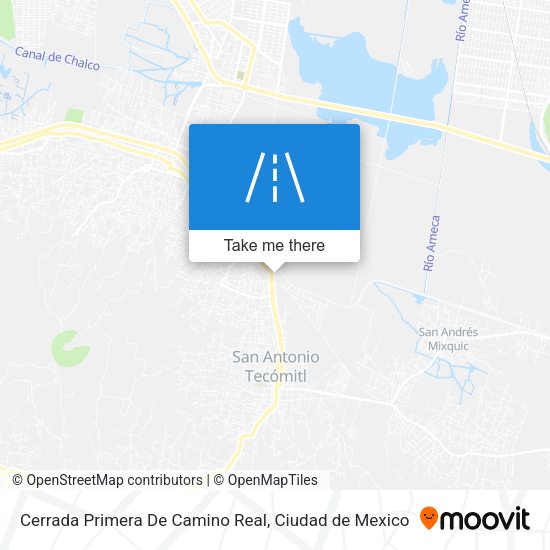 Cerrada Primera De Camino Real map