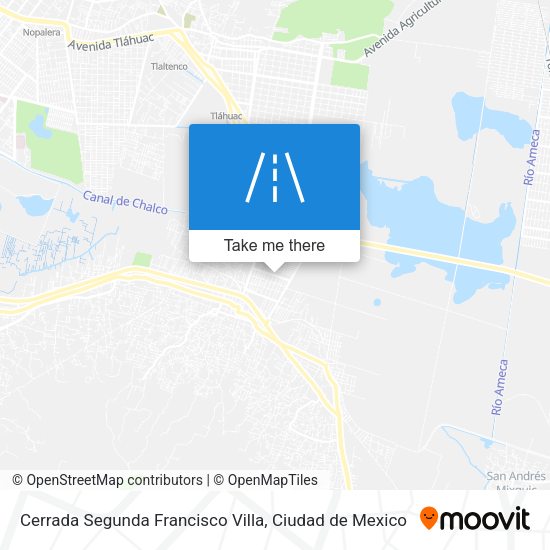 Mapa de Cerrada Segunda Francisco Villa