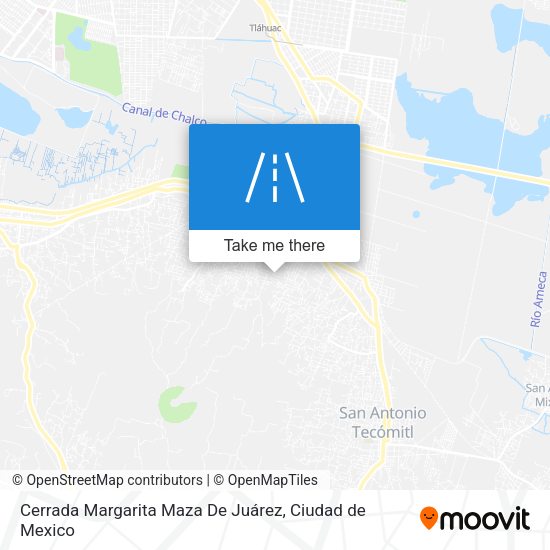 Cerrada Margarita Maza De Juárez map