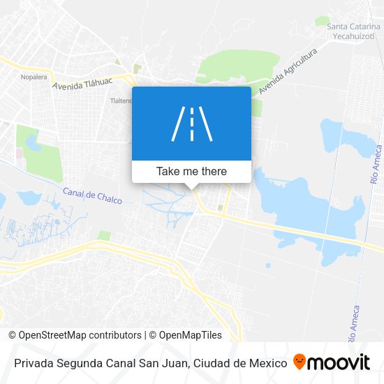 Mapa de Privada Segunda Canal San Juan
