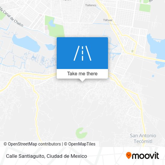 Mapa de Calle Santiaguito