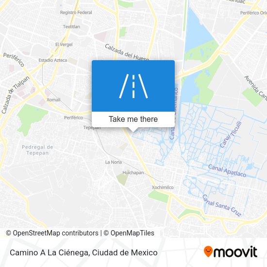 Camino A La Ciénega map