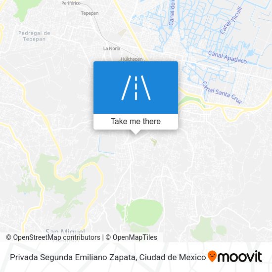 Privada Segunda Emiliano Zapata map