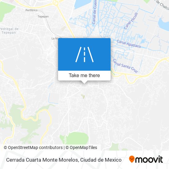 Mapa de Cerrada Cuarta Monte Morelos