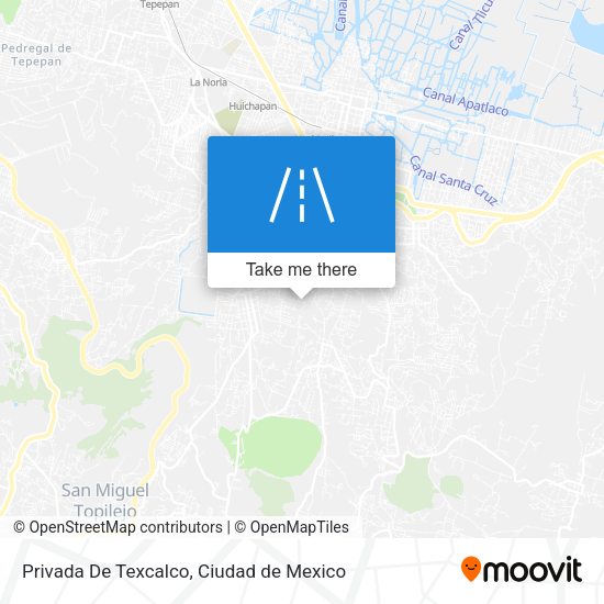 Mapa de Privada De Texcalco