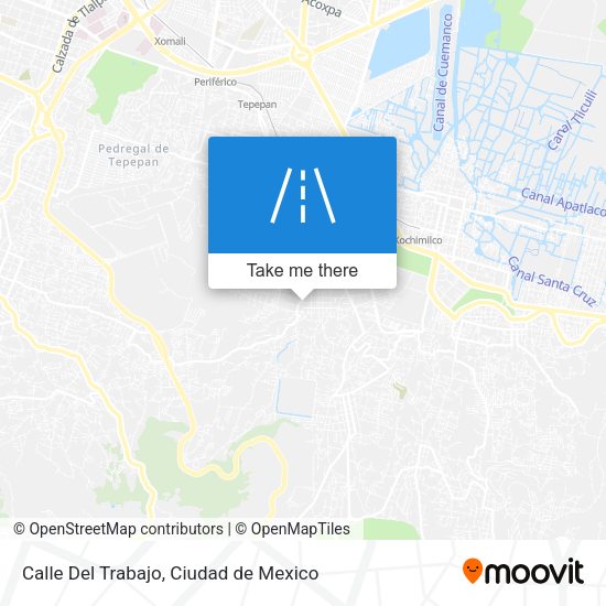 Calle Del Trabajo map